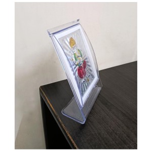 999 Silver Ganesh Photo Frame Stand, 13 cm X 17 cm 999 Silver Ganesh Photo Frame Stand, 13 cm X 17 cm