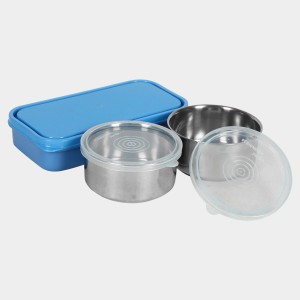 Steel Lunch Box - 2 Bowls,1Container 1Bag Bowl: 10 X 5 cm, Box: 20 X 10 X 4.5 cm, 2 Steel Bowl,1 Container,1 Bag Steel Lunch Box - 2 Bowls,1Container 1Bag Bowl: 10 X 5 cm, Box: 20 X 10 X 4.5 cm, 2 Steel Bowl,1 Container,1 Bag