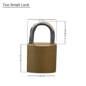 HiTechMart Heavy-Duty 4 ft Metal Chain with Mini 2 cm Padlock & Keys – Security Lock Chain for Multi-Purpose Use HiTechMart Heavy-Duty 4 ft Metal Chain with Mini 2 cm Padlock & Keys – Security Lock Chain for Multi-Purpose Use