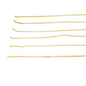 Gold Chain Necklace for men – Premium Gold Plated Fashion Chain for Daily & Trendy Look Everyday Style. (6 of pcs) Gold Chain Necklace for men – Premium Gold Plated Fashion Chain for Daily & Trendy Look Everyday Style. (6 of pcs)