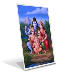 Car Desk/Table Top Shiva Pariwar Acrylic L-Style Photo Stand - 2.5x3.5 Inches, Compact And Stylish Spiritual Display (F6659) Car Desk/Table Top Shiva Pariwar Acrylic L-Style Photo Stand - 2.5x3.5 Inches, Compact And Stylish Spiritual Display (F6659)