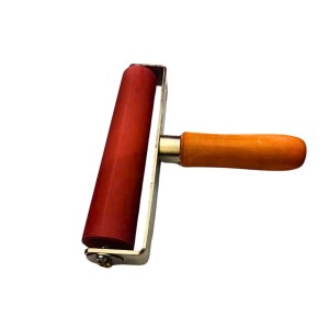 Rubber Brayer Roller with Wooden Handle – 8-Inch Ink Roller for Printmaking, Stamping, Crafting, and Scrapbooking – Durable Steel Frame & Smooth Rolling for Even Ink Application. Rubber Brayer Roller with Wooden Handle – 8-Inch Ink Roller for Printmaking, Stamping, Crafting, and Scrapbooking – Durable Steel Frame & Smooth Rolling for Even Ink Application.