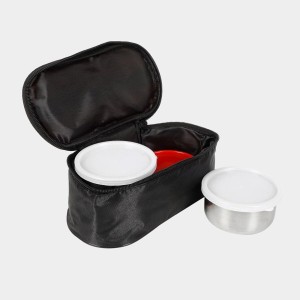 Hitech Sales 300ml Plastic & Steel Lunch Box – Black Leakproof Tiffin Box for Office & School Hitech Sales 300ml Plastic & Steel Lunch Box – Black Leakproof Tiffin Box for Office & School