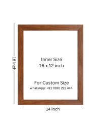 Buddha & Famous Quote Brown Frame, 14x18InchesInspirational Wall Art for Office, Home DecorIdeal Spiritual Gift