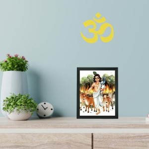 Hitech Sales Bhagwan Krishna Polystyrene Photo Frame for Pooja Room, Temple Decor, Home Decoration and Gifting (Wall and Tabletop, Rectangular, Printed Photo, 7.12 x 9.12 inches Frame, Black) Hitech Sales Bhagwan Krishna Polystyrene Photo Frame for Pooja Room, Temple Decor, Home Decoration and Gifting (Wall and Tabletop, Rectangular, Printed Photo, 7.12 x 9.12 inches Frame, Black)