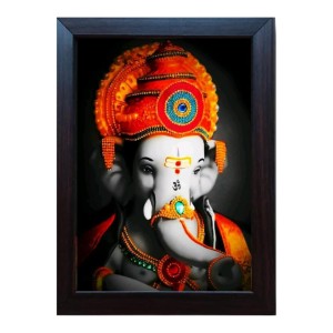 Hitech LORD GANESHA Laminated photo frame for table, Study & living room, gifts (Pvc Frame and Front face - Glass, 8 x 6 inch) Hitech LORD GANESHA Laminated photo frame for table, Study & living room, gifts (Pvc Frame and Front face - Glass, 8 x 6 inch)