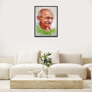 Mahatma Gandhi Laminated Photo - 5x7 Inches, Divine Blessings for Home & Office and Temple Decoration Mahatma Gandhi Laminated Photo - 5x7 Inches, Divine Blessings for Home & Office and Temple Decoration
