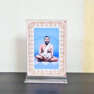 HiTechMart Sri Ramkrishna Paramahansa Dev Acrylic Photo Frame, Hindu God Idol Picture for Home, Office and Mandir, Decorative Frame for Pooja and Gifting HiTechMart Sri Ramkrishna Paramahansa Dev Acrylic Photo Frame, Hindu God Idol Picture for Home, Office and Mandir, Decorative Frame for Pooja and Gifting