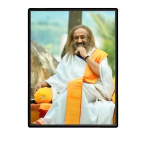 Ravi Shankar Laminated Photo - 5x7 Inches, Divine Blessings for Home & Office and Temple Decoration Ravi Shankar Laminated Photo - 5x7 Inches, Divine Blessings for Home & Office and Temple Decoration