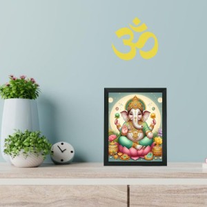 Hitech Sales Shree Shree Ganesh ji Polystyrene Photo Frame for Pooja Room, Temple Decor, Home Decoration and Gifting (Wall and Tabletop, Rectangular, Printed Photo, 7.12 x 9.12 inches Frame, Black) Hitech Sales Shree Shree Ganesh ji Polystyrene Photo Frame for Pooja Room, Temple Decor, Home Decoration and Gifting (Wall and Tabletop, Rectangular, Printed Photo, 7.12 x 9.12 inches Frame, Black)