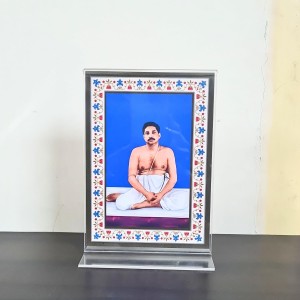 HiTechMart Sri Anukul Chandra Thakur Acrylic Photo Frame, Hindu God Idol Picture for Home, Office and Mandir, Decorative Frame for Pooja and Gifting HiTechMart Sri Anukul Chandra Thakur Acrylic Photo Frame, Hindu God Idol Picture for Home, Office and Mandir, Decorative Frame for Pooja and Gifting