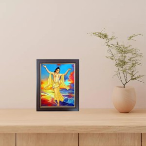 Hitech Sales Shri Chaitanya Mahaprabhu Photo Frame for Pooja Room, Temple Decor, Home Decoration and Gift (Wall and Tabletop, Rectangular, Polystyrene Frame, Printed Photo, 24 x 29 cm, Black) Hitech Sales Shri Chaitanya Mahaprabhu Photo Frame for Pooja Room, Temple Decor, Home Decoration and Gift (Wall and Tabletop, Rectangular, Polystyrene Frame, Printed Photo, 24 x 29 cm, Black)