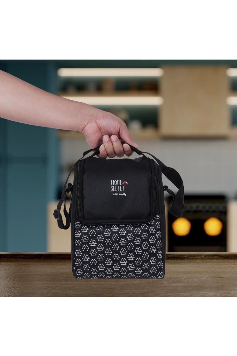 Steel Lunch Box, 4 Containers, (Pack of 4) Bottle and 1 Bag 3.5 X 9.5 cm, 6 X 11 cm, 8.5 X 11 cm, 6.5 X 19 cm, 3 Steel Containers,Plastic Container, 1Bag, 1Bottle