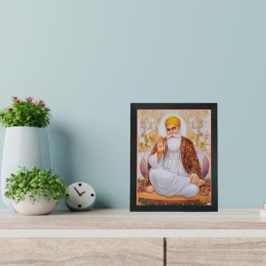 Hitech Sales Guru Nanak Dev ji Polystyrene Photo Frame for Pooja Room, Temple Decor, Home Decoration and Gifting (Wall and Tabletop, Rectangular, Printed Photo, 7.12 x 9.12 inches Frame, Black) Hitech Sales Guru Nanak Dev ji Polystyrene Photo Frame for Pooja Room, Temple Decor, Home Decoration and Gifting (Wall and Tabletop, Rectangular, Printed Photo, 7.12 x 9.12 inches Frame, Black)