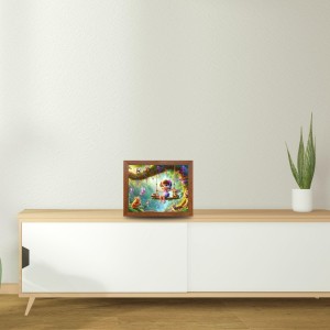 AI Funny Cute Girls With Animals Art Picture for Kids - 10x14 inches, Brown Color - Perfect Wall Decor for Children's Room AI Funny Cute Girls With Animals Art Picture for Kids - 10x14 inches, Brown Color - Perfect Wall Decor for Children's Room