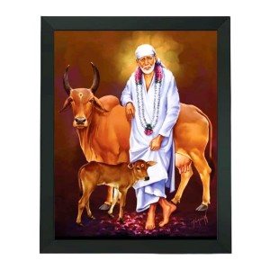 Hitech Sales Shirdi Sai Baba Polystyrene Photo Frame for Pooja Room, Temple Decor, Home Decoration and Gifting (Wall and Tabletop, Rectangular, Printed Photo, 7.12 x 9.12 inches Frame, Black) Hitech Sales Shirdi Sai Baba Polystyrene Photo Frame for Pooja Room, Temple Decor, Home Decoration and Gifting (Wall and Tabletop, Rectangular, Printed Photo, 7.12 x 9.12 inches Frame, Black)