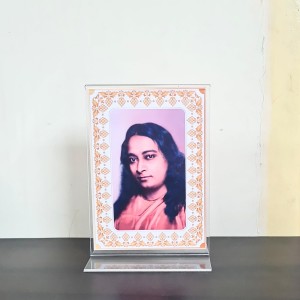 HiTechMart Paramahansa Yogananda Acrylic Photo Frame, Hindu God Idol Picture for Home, Office and Mandir, Decorative Frame for Pooja and Gifting HiTechMart Paramahansa Yogananda Acrylic Photo Frame, Hindu God Idol Picture for Home, Office and Mandir, Decorative Frame for Pooja and Gifting
