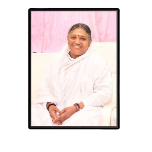 Mata Amritanandamayi (Amma) Laminated Photo - 11x13 Inches, Divine Blessings for Home & Office and Temple Decoration Mata Amritanandamayi (Amma) Laminated Photo - 11x13 Inches, Divine Blessings for Home & Office and Temple Decoration