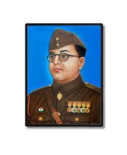 Netaji Subhash Candra Bose Laminated Photo (13x15 Inches Without glass) Divine Blessings for Table and Walls,Home & Office and Temple Decoration