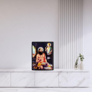 Samarth Ramdas Laminated Photo - 5x7 Inches, Divine Blessings for Home & Office and Temple Decoration
