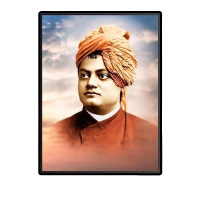 Swami Vivekananda Laminated Photo - 5x7 Inches, Divine Blessings for Home & Office and Temple Decoration