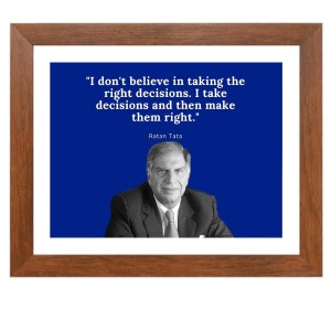 Shree Ratan Naval Tata & Famous Quote Brown Frame, 18x22InchesInspirational Wall Art for Office, Home DecorIdeal Spiritual Gift Shree Ratan Naval Tata & Famous Quote Brown Frame, 18x22InchesInspirational Wall Art for Office, Home DecorIdeal Spiritual Gift