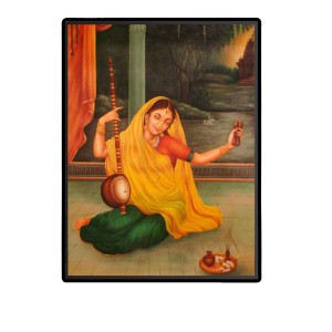 Meera bai Laminated Photo - 9x11 Inches, Divine Blessings for Home & Office and Temple Decoration Meera bai Laminated Photo - 9x11 Inches, Divine Blessings for Home & Office and Temple Decoration