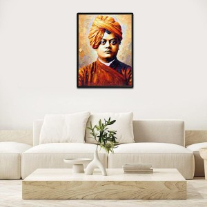 Swami Vivekananda Laminated Photo - 5x7 Inches, Divine Blessings for Home & Office and Temple Decoration