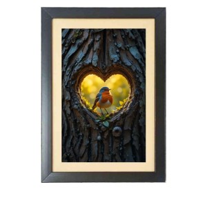 The lovely bird Black Photo Frame Funny Animal and Bird Cartoon Art The lovely bird Black Photo Frame Funny Animal and Bird Cartoon Art