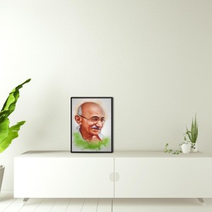 Mahatma Gandhi Laminated Photo - 5x7 Inches, Divine Blessings for Home & Office and Temple Decoration Mahatma Gandhi Laminated Photo - 5x7 Inches, Divine Blessings for Home & Office and Temple Decoration
