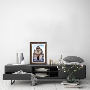 Our Lady of Lourdes Church Church Photo Frame, Beautiful Elegant Framed Wall Art of Iconic Cathedral