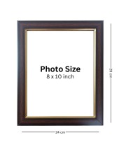 Hitech Sales Srila Bhaktisiddhanta Sarasvati Photo Frame for Pooja Room, Temple Decor, Home Decoration and Gift (Wall and Tabletop, Rectangular, Polystyrene Frame, Printed Photo, 24 x 29 cm, Black)