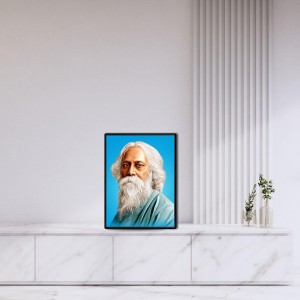 Rabindranath Tagore Laminated Photo - 9x11 Inches, Divine Blessings for Home & Office and Temple Decoration Rabindranath Tagore Laminated Photo - 9x11 Inches, Divine Blessings for Home & Office and Temple Decoration