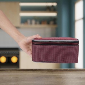 Steel Lunch Box, 3 Containers and 1 Bag, Plastic and Steel, Big Container: 1.9 X 4 X 7.9 in, Small Container: 4 X 2 in, 2 Steel Containers, 1Plastic Container, 1Bag Steel Lunch Box, 3 Containers and 1 Bag, Plastic and Steel, Big Container: 1.9 X 4 X 7.9 in, Small Container: 4 X 2 in, 2 Steel Containers, 1Plastic Container, 1Bag