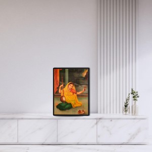 Meera bai Laminated Photo - 9x11 Inches, Divine Blessings for Home & Office and Temple Decoration Meera bai Laminated Photo - 9x11 Inches, Divine Blessings for Home & Office and Temple Decoration
