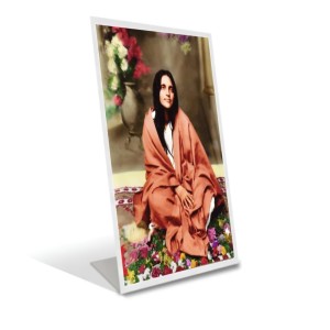 Car Desk/Table Top Anandamayi Ma Acrylic L-Style Photo Stand - 2.5x3.5 Inches, Compact And Stylish Spiritual Display (F6716) Car Desk/Table Top Anandamayi Ma Acrylic L-Style Photo Stand - 2.5x3.5 Inches, Compact And Stylish Spiritual Display (F6716)