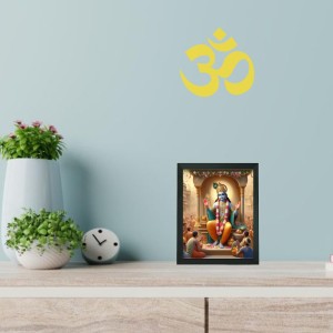 Hitech Sales Beautiful Lord Krishna Picture Photo Polystyrene Frame for Pooja Room, Temple, Home Decoration, Gift (Wall and Tabletop, Printed Photo, Black, 7.12 x 9.12 inches) Hitech Sales Beautiful Lord Krishna Picture Photo Polystyrene Frame for Pooja Room, Temple, Home Decoration, Gift (Wall and Tabletop, Printed Photo, Black, 7.12 x 9.12 inches)