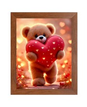 AI Funny Teddy bear Art Picture for Kids - 10x14 inches, Brown Color - Perfect Wall Decor for Children's Room AI Funny Teddy bear Art Picture for Kids - 10x14 inches, Brown Color - Perfect Wall Decor for Children's Room