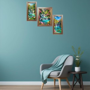 3-Pack Best waterfall view Photo Frames - 2 Pieces 6x13 Inch & 1 Piece 10x13 Inch - Rustic Wall Art for Home & Office Decor - Botanical Wall Hanging for Living Room, Bedroom, or Workspace 3-Pack Best waterfall view Photo Frames - 2 Pieces 6x13 Inch & 1 Piece 10x13 Inch - Rustic Wall Art for Home & Office Decor - Botanical Wall Hanging for Living Room, Bedroom, or Workspace