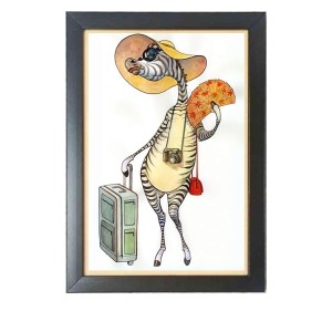 The stylish cartoon animal Black Photo Frame Funny Animal and Bird Cartoon Art The stylish cartoon animal Black Photo Frame Funny Animal and Bird Cartoon Art