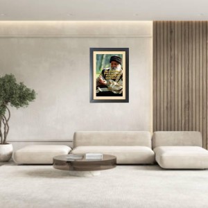 Osho Rajneesh & His Famous Quote Photo Frame - Brown Frame, 11x15 Inches, Perfect for Office & Wall Decoration, Ideal Gift Osho Rajneesh & His Famous Quote Photo Frame - Brown Frame, 11x15 Inches, Perfect for Office & Wall Decoration, Ideal Gift