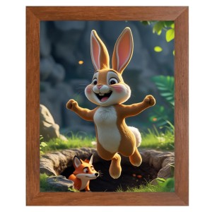 AI Funny Squirrel Art Picture for Kids - 10x14 inches, Brown Color - Perfect Wall Decor for Children's Room AI Funny Squirrel Art Picture for Kids - 10x14 inches, Brown Color - Perfect Wall Decor for Children's Room