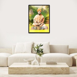 Swami Vivekananda Laminated Photo - 5x7 Inches, Divine Blessings for Home & Office and Temple Decoration
