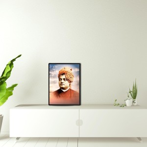 Swami Vivekananda Laminated Photo - 5x7 Inches, Divine Blessings for Home & Office and Temple Decoration
