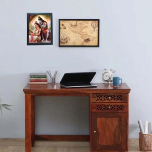 Hitech Sales Lord Shiva and Goddess Parvati Ji Polystyrene Photo Frame for Pooja Room, Temple Decor, Home Decoration and Gifting