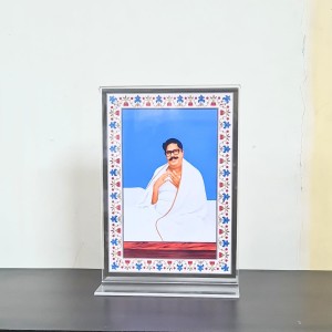 HiTechMart Sri Sri Baroda Acrylic Photo Frame, Hindu God Idol Picture for Home, Office and Mandir, Decorative Frame for Pooja and Gifting HiTechMart Sri Sri Baroda Acrylic Photo Frame, Hindu God Idol Picture for Home, Office and Mandir, Decorative Frame for Pooja and Gifting