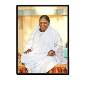 Mata Amritanandamayi (Amma) Laminated Photo - 5x7 Inches, Divine Blessings for Home & Office and Temple Decoration Mata Amritanandamayi (Amma) Laminated Photo - 5x7 Inches, Divine Blessings for Home & Office and Temple Decoration
