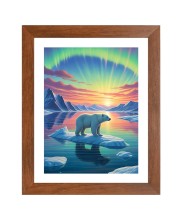 AI Funny Polar bear Art Picture for Kids - 10x14 inches, Brown Color - Perfect Wall Decor for Children's Room AI Funny Polar bear Art Picture for Kids - 10x14 inches, Brown Color - Perfect Wall Decor for Children's Room
