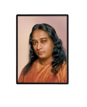 Paramahansa Yogananda Laminated Photo - 7x9 Inches, Divine Blessings for Home & Office and Temple Decoration