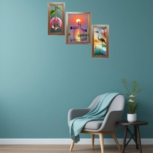 3-Pack Natureâ€™s best healing view Photo Frames - 2 Pieces 12x19 Inch & 1 Piece 16x19 Inch - Rustic Wall Art for Home & Office Decor - Botanical Wall Hanging for Living Room, Bedroom, or Worksp